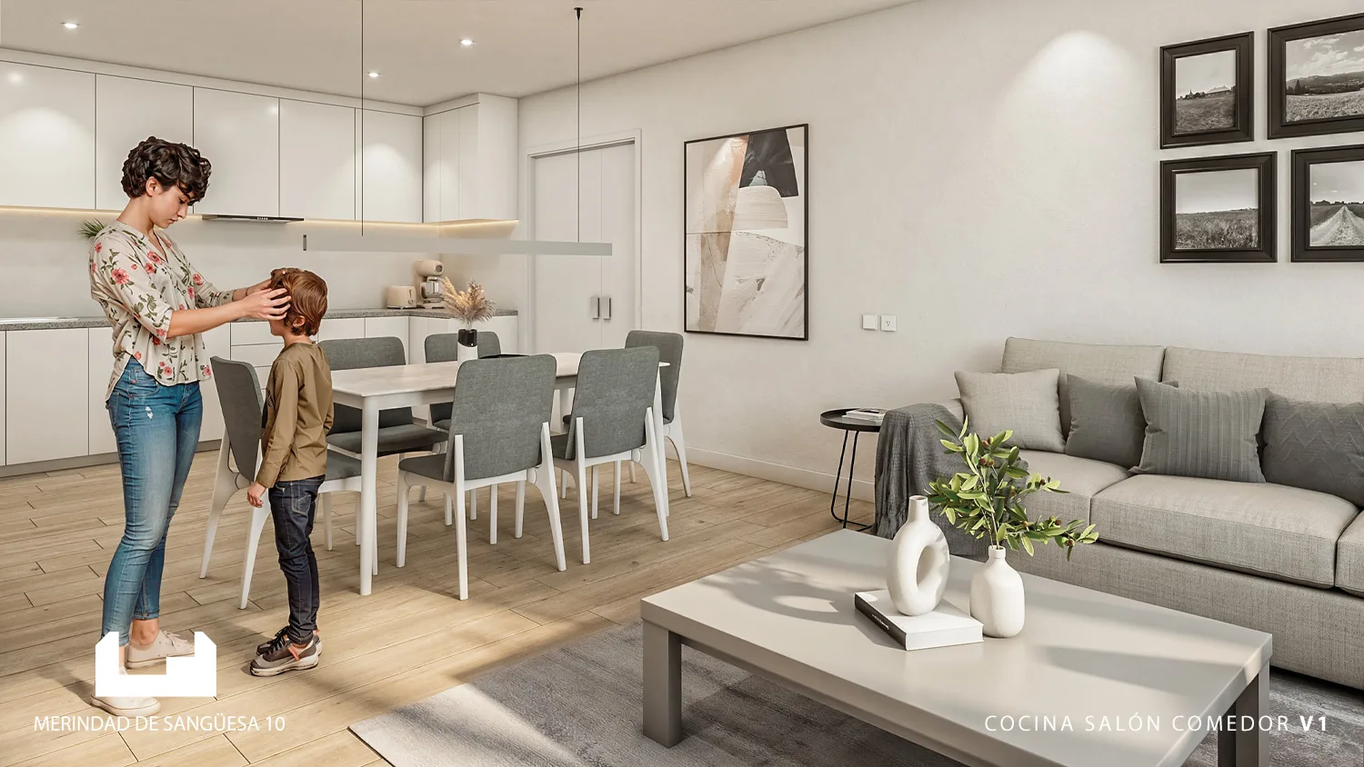 Promoción Merindad de Sangüesa en Burlada. Vivienda 1.