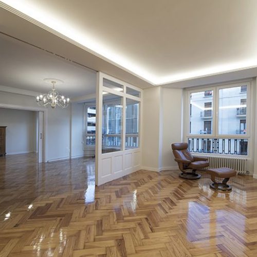 Proyecto de reforma integral de una vivienda completa en la céntrica calle Roncesvalles de Pamplona (Navarra).